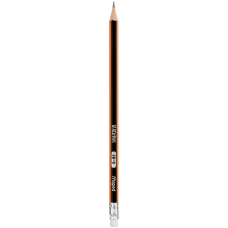 Карандаш графитный Maped BLACK PEPS, 2B, с ластиком (MP.851722)