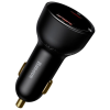 Зарядное устройство Baseus Superme Digital Display PPS Dual Quick Charger Car Charger black (TZCCZX-01)