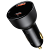 Зарядное устройство Baseus Superme Digital Display PPS Dual Quick Charger Car Charger black (TZCCZX-01)