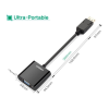 Перехідник Display Port M to VGA F black Ugreen (20415)