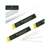 Грифель для механічного олівця Faber-Castell Super-Polymer Н (діаметр 0,35 мм), 12 штук у пеналі (27657)