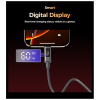 Дата кабель USB-C to USB-C 1.2m PD60W magnetic digital display nylon gray Choetech (XCC-1067-GY)