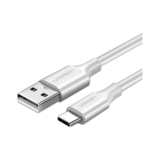 Дата кабель USB 2.0 AM to Type-C 0.5m 3.0A (18W) Nickel Plating US287 White Ugreen (60120)