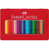 Олівці кольорові Faber-Castell Grip 2001 тригранні 36 кольорів, металева коробка, 112435 (24811)