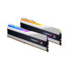 Модуль памяти для компьютера DDR5 32GB (2x16GB) 7600 MHz Trident Z5 RGB Silver G.Skill (F5-7600J3646G16GX2-TZ5RS)