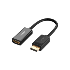 Переходник Display Port M to HDMI F 1080P black Ugreen (40362)