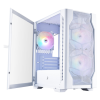 Корпус для ПК 1stPlayer D4-M-WH-2F1P-W-1F1-W