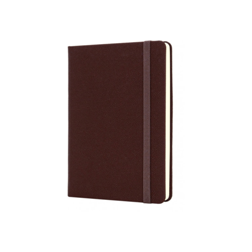 Книга записна Optima А6 NAMIB, тверда обкладинка, гумка, білий блок лінія, бордо (O20387-18)