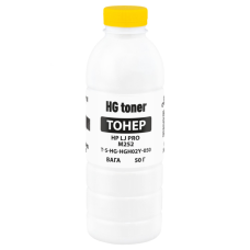 Тонер HP CLJ Pro M252 50г, yellow HG (TSM-HGH02Y-050)