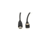 Кабель мультимедійний HDMI M to HDMI M 1.5m V1.4 90° corner black Merlion (YT-HDMI(M)/(M)HS-1.5m-90°)