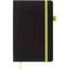 Книга записна Buromax Concept 125x195 мм 96 аркушів в точку обкладинка зі штучної шкіри Жовта (BM.291362-08)