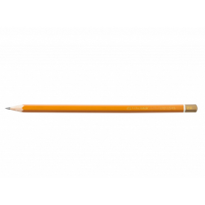 Олівець графітний Buromax Professional 2H без гумки Жовтий (BM.8545-12)