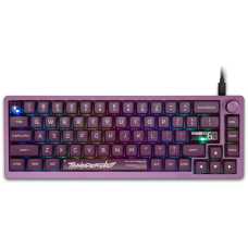 Клавіатура Thunderobot VIC68 Gateron Magnetic Jade Switch USB UA Purple (6932066317201)