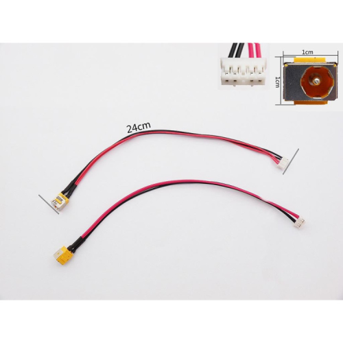 Разъем питания ноутбука с кабелем для Acer PJ047Y-55 (5.5mm x 1.7mm), 5(4)-pin, 23 с Универсальный (A49045)