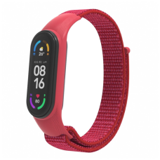 Ремешок для фитнес браслета Armorstandart нейлоновый для Xiaomi Mi Band 7/6/5/4 Red (ARM67842)
