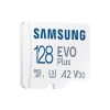 Карта памяти Samsung 128 GB microSDXC Class 10 UHS-I U3 V30 A2 EVO Plus+SD Adapte (MC128SA/EU)