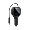 Зарядний пристрій Acefast 1xUSB-C PD95W + telescopic cable USB-C black (6974316285946)
