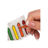 Стикер-закладка Buromax Стрелки Plastic bookmarks 45x12mm, 5*20 шт, neon (BM.2304-98)