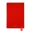 Тижневик Leo planner А5 датований 2026 "Aldento", інтегральний, червоний, 368 сторінок (252671)