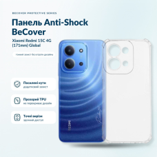 Чохол до мобільного телефона BeCover Anti-Shock Xiaomi Redmi 15C 4G (171mm) Global Transparent (715787)