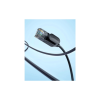 Патч-корд 3м, U/UTP CAT 6A Copper Ethernet Cable тонкий(діаметр 2.8мм) NW122 Black Ugreen (70653)