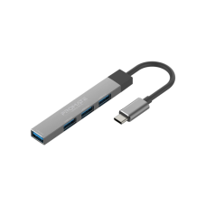 Концентратор Promate USB-C 4-in-1 порти Promate litehub-4.grey (litehub-4.grey)