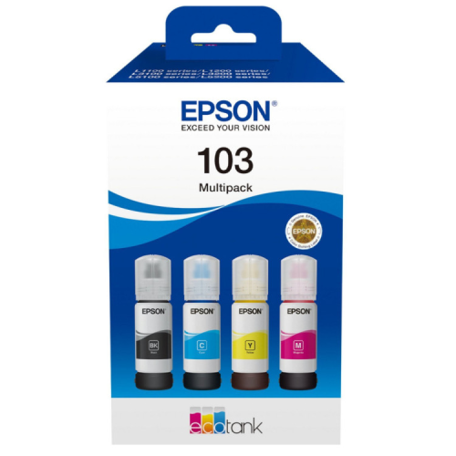 Контейнер с чернилами Epson 103 Multipack (C,M,Y,Bk) (C13T00S64A)