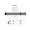 Ремінець до смарт-годинника Armorstandart Milanese Loop для Apple Watch 49/46/45/44/42 (Series 1-3) Yellow (ARM55261)