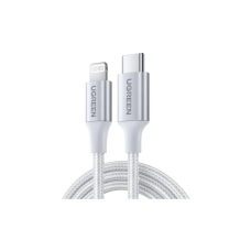 Дата кабель USB-C to Lightning 1.0m 3A 60W US304 white Ugreen (70523)