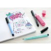 Лайнер Faber-Castell набір капілярних ручок Starter set Bullet Journaling 9 предметів + скетчбук в точку (29104)
