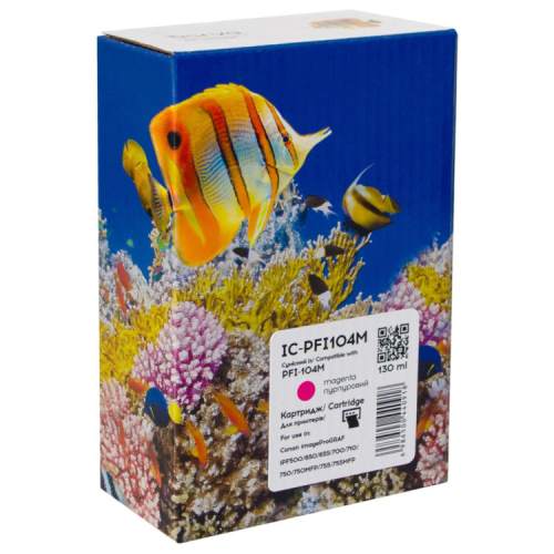 Картридж Barva Canon PFI-104M (3631B001) 130 мл, magenta (IC-PFI104M)