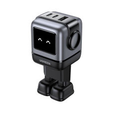 Зарядний пристрій Ugreen 1xUSB + 2xUSB-C 65W GaN CD361 gray (25685B)