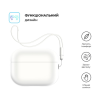 Чохол для навушників Armorstandart Silicone Case with straps для Apple Airpods Pro 2 White (ARM68618)