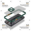 Чохол до мобільного телефона Armorstandart Frosted Matte Xiaomi Redmi Note 13 Pro 4G Dark Green (ARM73143)