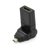 Перехідник microHDMI M to HDMI F 360° Voltronic (YT-A-microHDMI(M)/(F)360°)