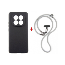 Чохол до мобільного телефона Dengos Case + Cross-body Strap Xiaomi Redmi Note 15 Black+Grey (DG-KM-CCRB-33)