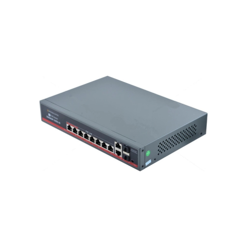 Комутатор мережевий FoxGate S5808GP-G2S2-AI (120W)