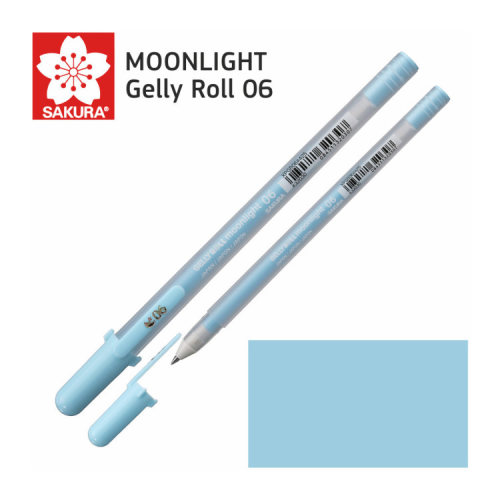 Ручка гелева Sakura MOONLIGHT Gelly Roll 06, Небесно-блакитний (84511320307)