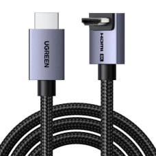 Кабель мультимедійний HDMI M to HDMI M 2.0m 8K60Hz 48Gbps braided black Ugreen (85169)