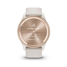 Смарт-годинник Garmin vivomove Trend, WW, White Cream, Silicone, GPS (010-02665-01)