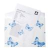Папка - конверт Buromax А4 на кнопці, BUTTERFLY ARABESKI, напівпрозора, біла перламутрова (BM.3943-31)