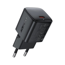 Зарядний пристрій Acefast A117 USB-C PD20W GaN black (6974316284987)