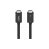 Дата кабель THUNDERBOLT 4, 40Gbps, 100W, 2m Black Belkin (INZ002BT2MBK)