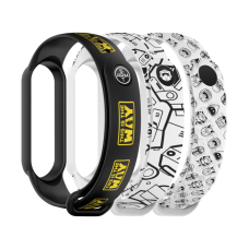 Ремешок для фитнес браслета Armorstandart комплект 3шт Xiaomi Mi Band 7/6/5 Dark Yo (ARM77065)