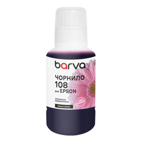 Чорнило Barva Epson 108 140 мл, light magenta, special, OneKey (E108-1014)