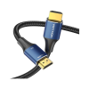 Кабель мультимедійний HDMI M to HDMI M 2.0m 8K cotton braided blue Vention (ALGLH)