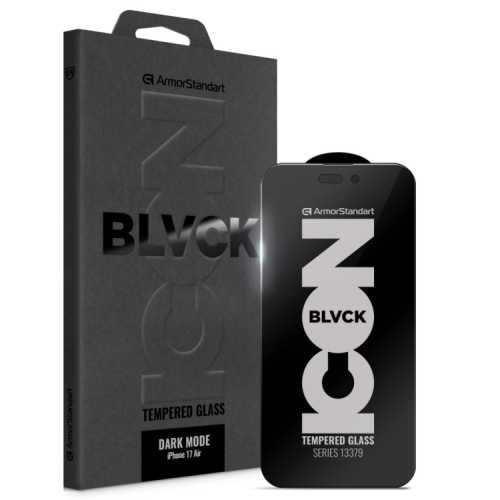 Скло захисне Armorstandart Dark Mode BI Apple iPhone 17 Air (ARM86632)