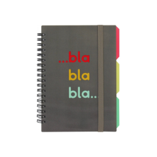 Блокнот Optima Desing 44, B6 з розділювачами 100 аркушів, клітинка (O20358-44)