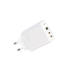 Зарядний пристрій XO 2xUSB-C PD65W + 1xUSB 45W white (СE04-WH)