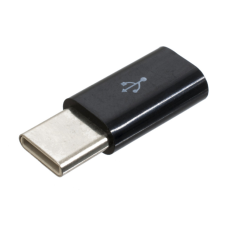 Перехідник USB-C to Micro 5P black Patron (PN-MIC-TYPE-C)